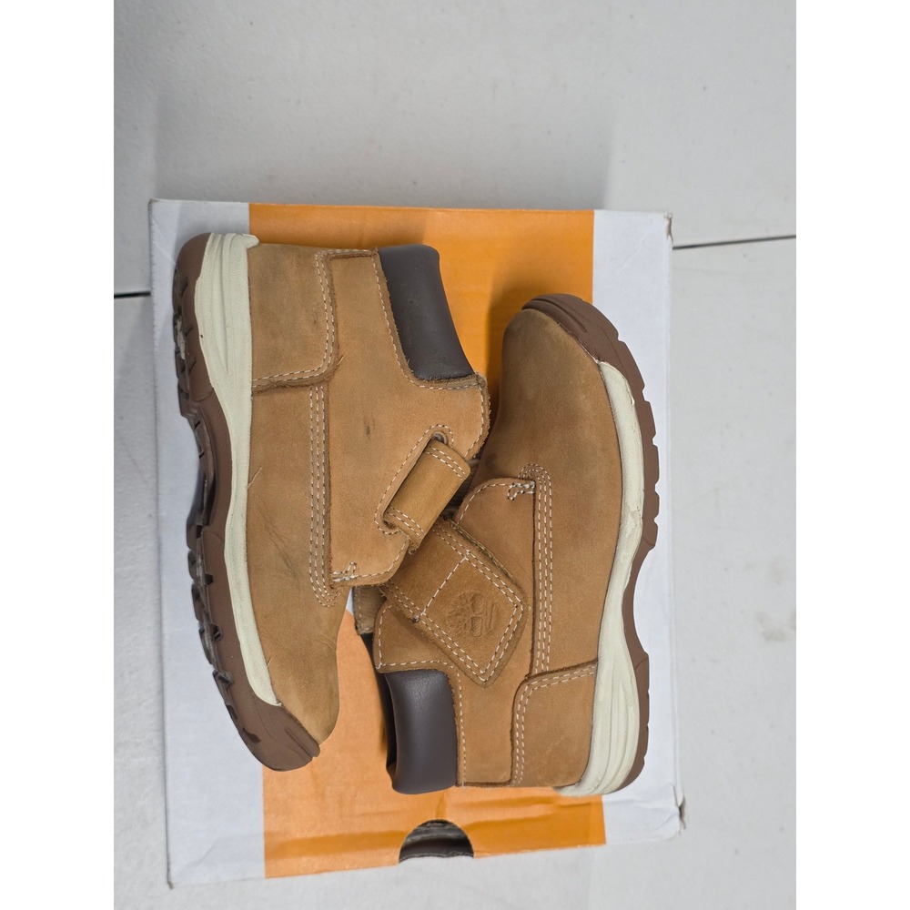 Timberland Timber Tykes Mid Hook & Loop Boot Wheat Toddler 9 TB 12587R 231